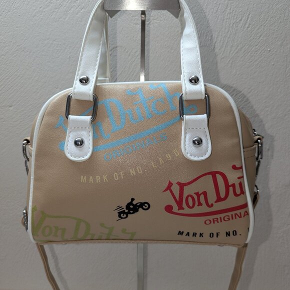 Von Dutch crossbody, mini bowling bag. EUC! - Picture 2 of 6